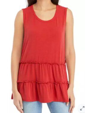 Wonderly Women's Seamed Swing Tank Top Size XL